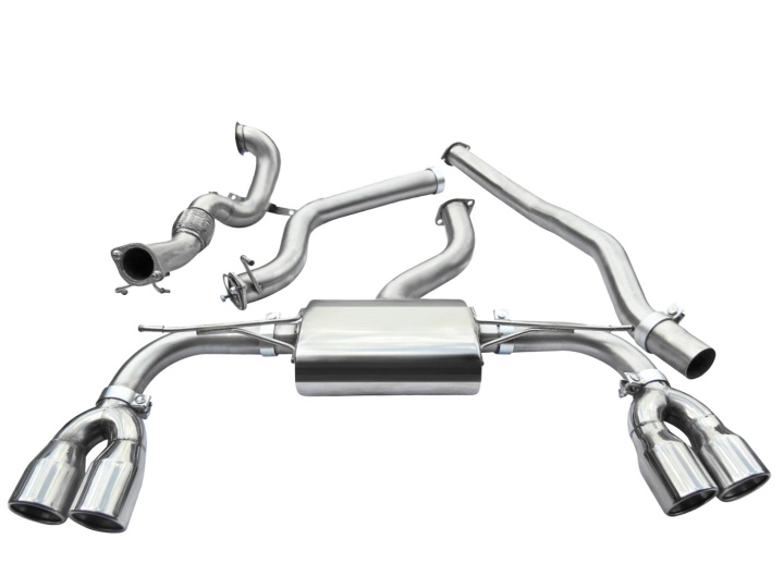 Audi S3 (8V) (saloon) Quattro 13- Turbo Back Package (with De-Cat & Non-Resonated) Cobra Sport in the group Select car model / Audi / A3 - S3 - RS3 (8V) 2012-2019 / Tuning / Exhaust at DDESIGN Scandinavia AB (COBRA-AU68d)