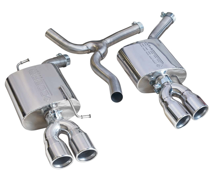 Audi A5 (B8 & 8.5) 2.0 TDI Coupe S-line 07- Rear box section (S5 style - requires S5 rear bumper panel to suit) Cobra Sport in the group Select car model / Audi / A5 - S5 - RS5 (8T/8F) 2008-2016 / Tuning / Exhaust at DDESIGN Scandinavia AB (COBRA-AU69)