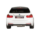 BMW F30 / F30 LCI (Saloon) & F31 / F31 LCI (Touring / Estate) M-Sport models (additional quad exit panel required) Dual Exit Rear Box Section Cobra Sport