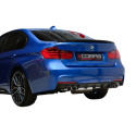 BMW F30 / F30 LCI (Saloon) & F31 / F31 LCI (Touring / Estate) M-Sport models (additional quad exit panel required) Dual Exit Rear Box Section Cobra Sport