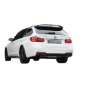BMW F30 / F30 LCI (Saloon) & F31 / F31 LCI (Touring / Estate) M-Sport models (additional quad exit panel required) Dual Exit Rear Box Section Cobra Sport