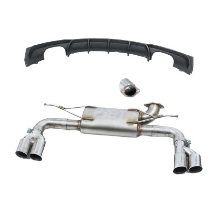 BMW 320i (F30 LCI/F31 LCI) Sedan / Touring 2011-2019 With PPF Quad Exit Exhaust System M3-Style Cobra Sport in the group Select car model / BMW / 3-series-4-series (F30-F36) 11-19 / Tuning / Exhaust at DDESIGN Scandinavia AB (COBRA-BM164YTP19-22)