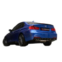 BMW 320i (F30 LCI/F31 LCI) Sedan / Touring 2011-2019 With PPF Quad Exit Exhaust System M3-Style Cobra Sport
