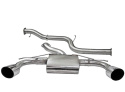 Ford Focus RS (Mk2) 08-1108-1108-11 Cat Back System (Non-Resonated) Cobra Sport