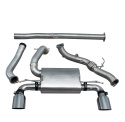 Ford Focus RS (Mk3) 15- Turbo Back Package (with De-Cat & Non-Resonated) (Non-Valved) Cobra Sport