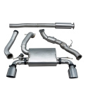 Ford Focus RS (Mk3) 15- Turbo Back Package (with Sports Cat & Resonator) (Valved) Cobra Sport