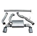 Ford Focus RS (Mk3) 15- Turbo Back Package (with Sports Cat & Non-Resonated) (Valved) Cobra Sport