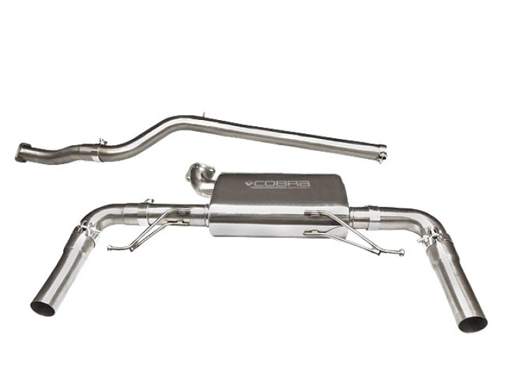 Renault Clio 200 Mk3 2.0 16V 09-12 Cat Back System (Non-Resonated) Cobra Sport in the group Select car model / Renault / Clio 3 05-14 / Tuning at DDESIGN Scandinavia AB (COBRA-RN07)
