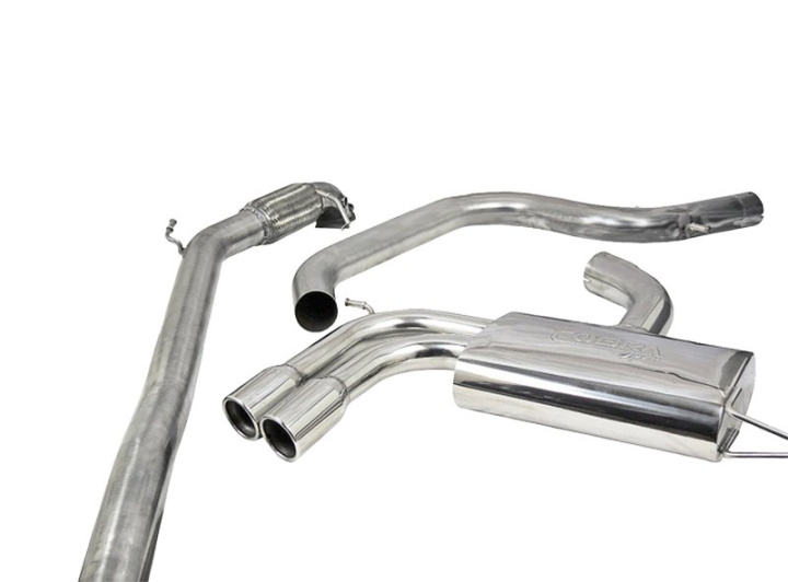 Seat Leon Cupra 2.0 FSI 240PS (1P-Mk2) 06-12 Turbo Back Package (with De-Cat & Non-Resonated) Cobra Sport in the group Select car model / Seat / Leon Mk2 05-11 / Tuning at DDESIGN Scandinavia AB (COBRA-SE24d)