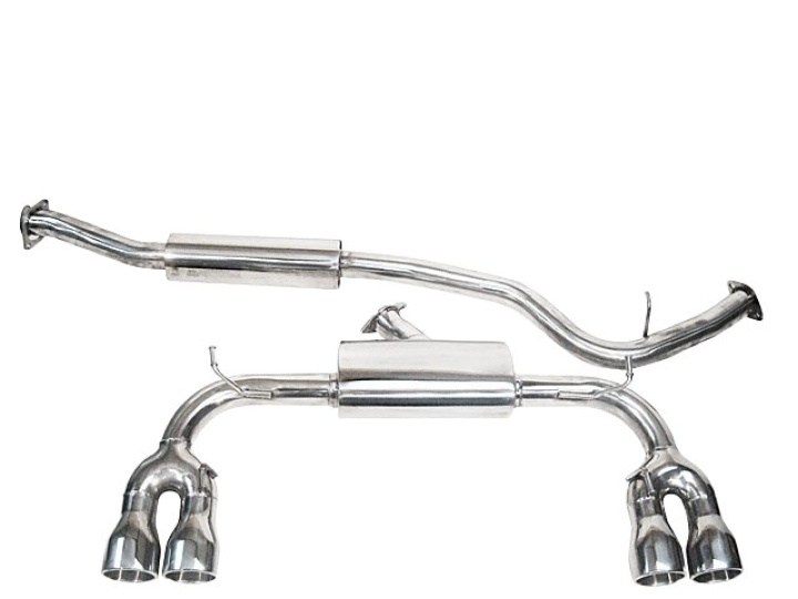 Subaru Impreza STI Turbo (Hatchback) 08-11 Cat Back System (Resonated) Cobra Sport in the group Select car model / Subaru / WRX STI 08-14 / Tuning / Exhaust / Catbacks & Axlebacks at DDESIGN Scandinavia AB (COBRA-SU73z)