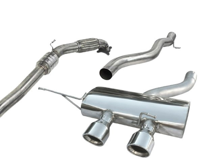 Volkswagen Golf R Mk6 (5K) 09-12 Turbo Back Package (with Sports Cat & Non-Resonated) Cobra Sport in the group Select car model / VW / Golf 6 08-12 / Tuning / Exhaust at DDESIGN Scandinavia AB (COBRA-VW27b)