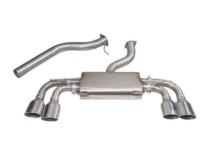 Volkswagen Golf R Mk7 (5G) 12- Cat Back System (Non-Resonated) - Non-Valved Cobra Sport in the group Select car model / VW / Golf 7 R 12-19 / Tuning / Exhaust at DDESIGN Scandinavia AB (COBRA-VW48)