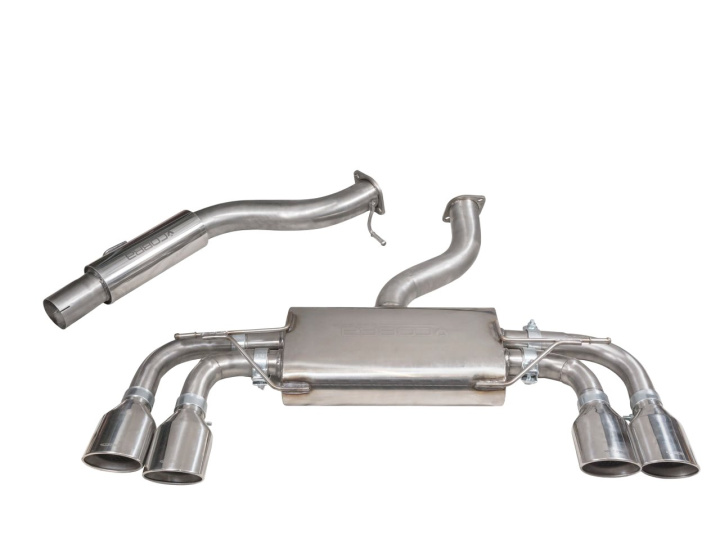 Volkswagen Golf R Mk7 (5G) 12- Cat Back System (Resonated) - Non-Valved Cobra Sport in the group Select car model / VW / Golf 7 R 12-19 / Tuning / Exhaust at DDESIGN Scandinavia AB (COBRA-VW49)