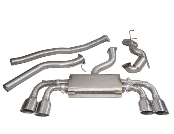 Volkswagen Golf R Mk7 (5G) 12- Turbo Back Package (with Sports Cat & Non-Resonated) - Non-Valved Cobra Sport in the group Select car model / VW / Golf 7 R 12-19 / Tuning / Exhaust at DDESIGN Scandinavia AB (COBRA-VW50b)