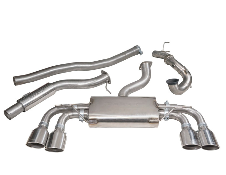 Volkswagen Golf R Mk7 (5G) 12- Turbo Back Package (with De-Cat & Resonator) - Non-Valved Cobra Sport in the group Select car model / VW / Golf 7 R 12-19 / Tuning / Exhaust at DDESIGN Scandinavia AB (COBRA-VW50c)
