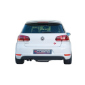 Volkswagen Golf GT TDI Mk6 (5K) 140PS 09-13 Cat Back System - Twin to one side / fits std. bumper Cobra Sport
