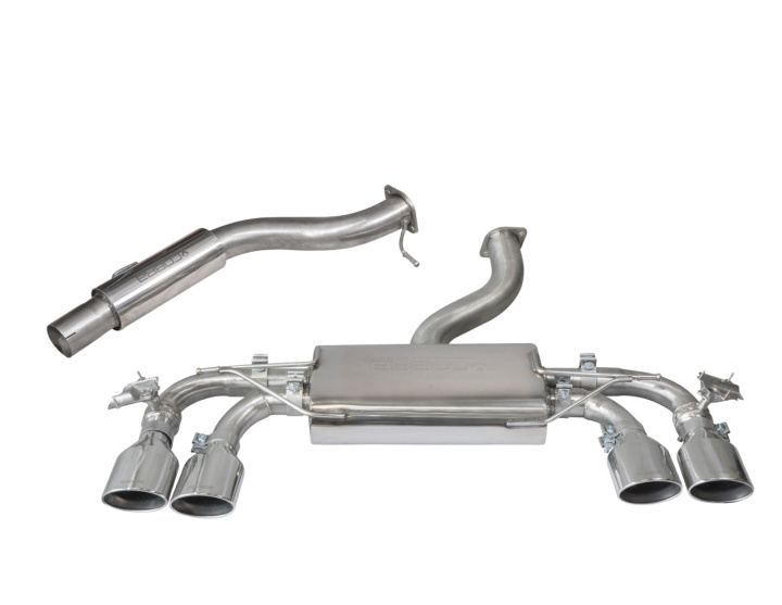 Volkswagen Golf R Mk7 (5G) 12- Cat Back System (Resonated) - Valved Cobra Sport in the group Select car model / VW / Golf 7 R 12-19 / Tuning / Exhaust at DDESIGN Scandinavia AB (COBRA-VW69)