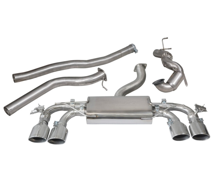 Volkswagen Golf R Mk7 (5G) 12- Turbo Back Package (with Sports Cat & Non-Resonated) - Valved Cobra Sport in the group Select car model / VW / Golf 7 R 12-19 / Tuning / Exhaust at DDESIGN Scandinavia AB (COBRA-VW70b)