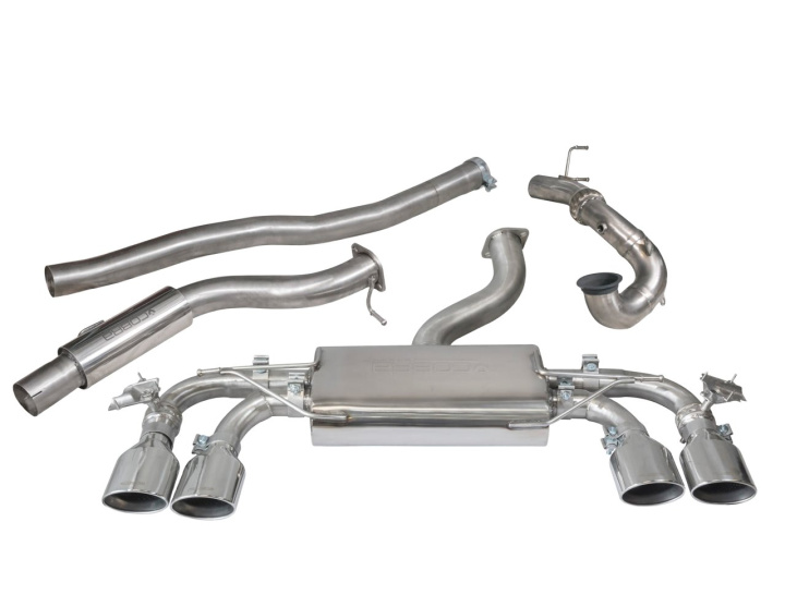 Volkswagen Golf R Mk7 (5G) 12- Turbo Back Package (with De-Cat & Resonator) - Valved Cobra Sport in the group Select car model / VW / Golf 7 R 12-19 / Tuning / Exhaust at DDESIGN Scandinavia AB (COBRA-VW70c)