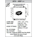 87-04 Jeep Wrangler (HD) Radiator CSF