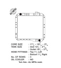 70-74 & 75-80 Toyota  Landcruiser (H.D.)  Radiator CSF
