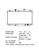 02-06 Acura RSX Radiator CSF