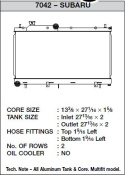 08-15 Subaru Impreza WRX/STI 2-row race-spec Radiator CSF