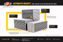 WATER/AIR I/C core -12L x 5H x 5W Intercooler Core CSF