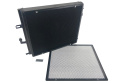 BMW B58/B48 Front Mount Heat Exchanger w/ rock guard (Triple-pass)(BLACK) Heat Exchanger CSF