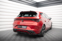 Cupra Leon Hatchback Mk1 2020+ Central Rear Splitter (With Vertical Bars) V.1 Maxton Design