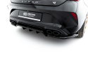 Cupra Leon ST / Hatchback Mk1 Facelift 2024- Central Rear Splitter (With Vertical Bars) V.2 Maxton Design