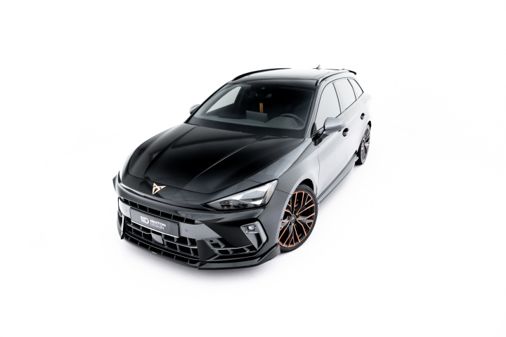 Front Splitter V.1 Cupra Leon ST / Hatchback Mk1 Facelift in the group Select car model / Cupra / Leon 2020+ at DDESIGN Scandinavia AB (CU-LE-1F-ST-FD1G)