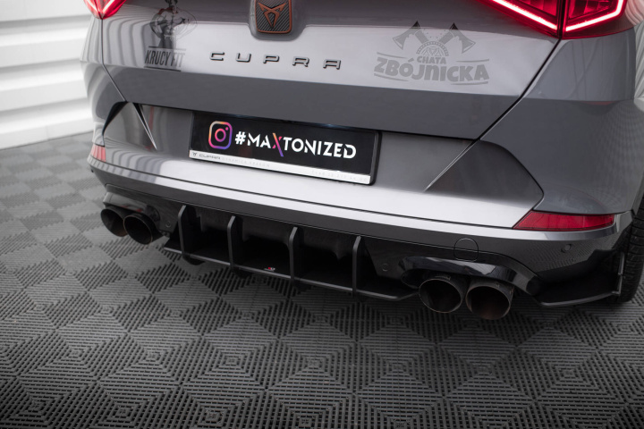 Cupra Formentor Mk1 2020-2024 Street Pro Rear Diffuser Maxton Design in the group Select car model / Cupra / Formentor 2020+ at DDESIGN Scandinavia AB (CUFO1CNC-RS1B)