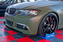 BMW E90 M Sport bumper \'2007-10 Carbon Fiber Wind Splitter With Rods