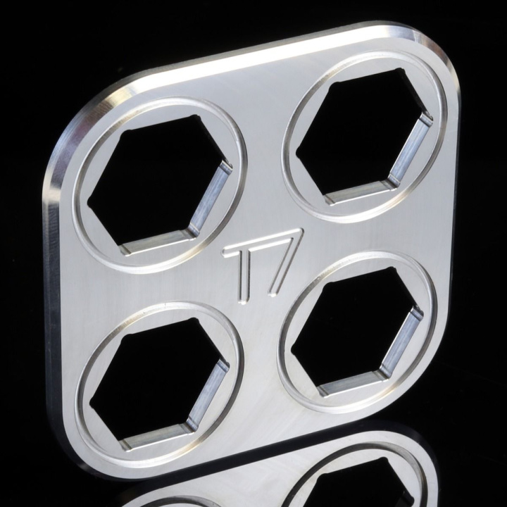 Bulkhead Hose Adapter Quad Square Plate in the group Interior / Heater & Accessories at DDESIGN Scandinavia AB (D9F-286-83D)