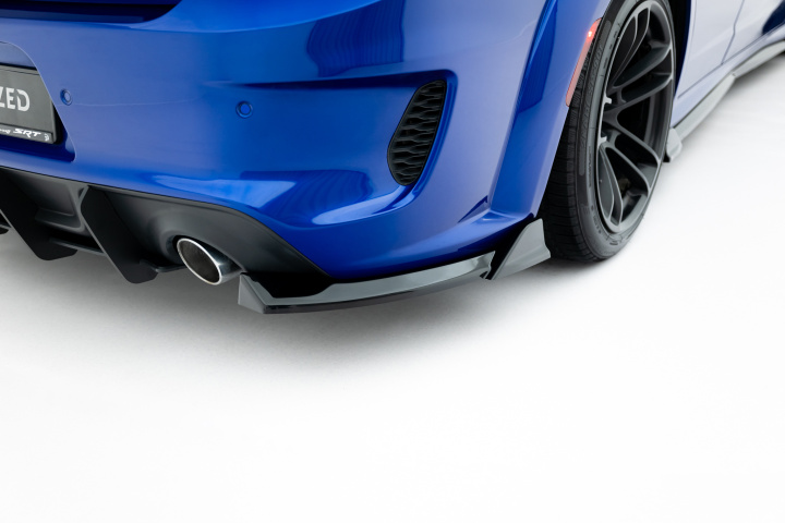 Dodge Charger RT Scat Pack Widebody Mk3 Facelift 2014-2023 Rear Side Splitters Maxton Design in the group Select car model / Dodge / Charger 06+ / Styling at DDESIGN Scandinavia AB (DO-CH-2-SP-WB-RSD1G)