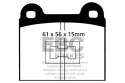 DP174 Ultimax2 Front Brake Pads (Street) EBC Brakes