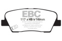 DP1806 Ultimax2 Rear Brake Pads (Street) EBC Brakes