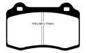 DP21031 Greenstuff Front Brake Pads (Street) EBC Brakes
