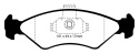 DP21050 Greenstuff Front Brake Pads (Street) EBC Brakes