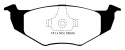 DP21056 Greenstuff Front Brake Pads (Street) EBC Brakes