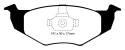 DP21064 Greenstuff Front Brake Pads (Street) EBC Brakes