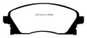 DP21341 Greenstuff Front Brake Pads (Street) EBC Brakes