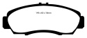 DP21610 Greenstuff Front Brake Pads (Street) EBC Brakes