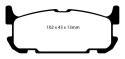 DP21685 Greenstuff Rear Brake Pads (Street) EBC Brakes