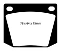 DP2169 Greenstuff Front Brake Pads (Street) EBC Brakes