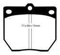 DP2273 Greenstuff Front Brake Pads (Street) EBC Brakes