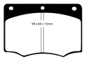 DP2296 Greenstuff Front Brake Pads (Street) EBC Brakes