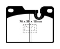 DP2346 Greenstuff Rear Brake Pads (Street) EBC Brakes
