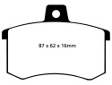 DP2370 Greenstuff Rear Brake Pads (Street) EBC Brakes